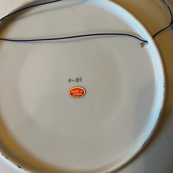 Norcrest Japan (1950), Scene of snow covered church. Display Plates. - Picture 3 of 4